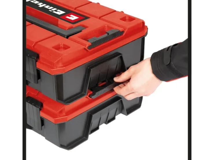 Einhell Koffer E-Case S-F Rot-Schwarz* Aufbewahrung