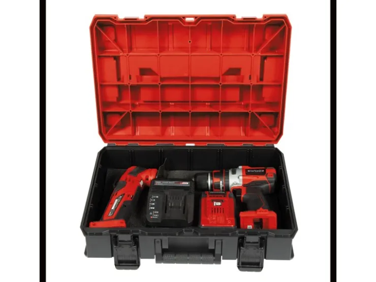 Einhell Koffer E-Case S-F Rot-Schwarz* Aufbewahrung