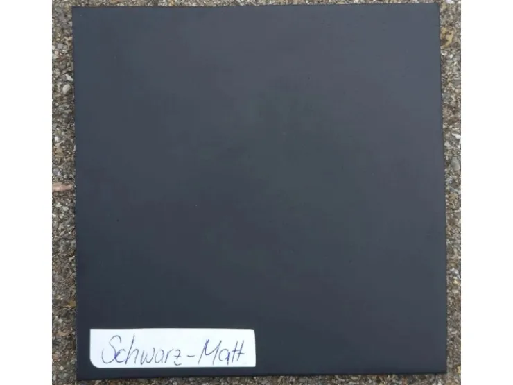 Elegant Einrichten Pflanzkübel Fiberglas Zylindrisch D30xH30cm Schwarz-matt