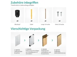 Emke Badheizkörper 130x50cm 695W Handtuchwärmer für Badezimmer Handtuchtrockner* Bettwäsche