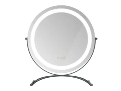 Emke Kosmetikspiegel Runder mit Beleuchtung 3 Farbtemperatur und Dimmbar 40cm* Kommode