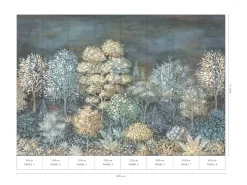 ELLE Decoration by Crown Erismann Fototapete French Forest 400 cm x 270 cm Blau* Fototapeten