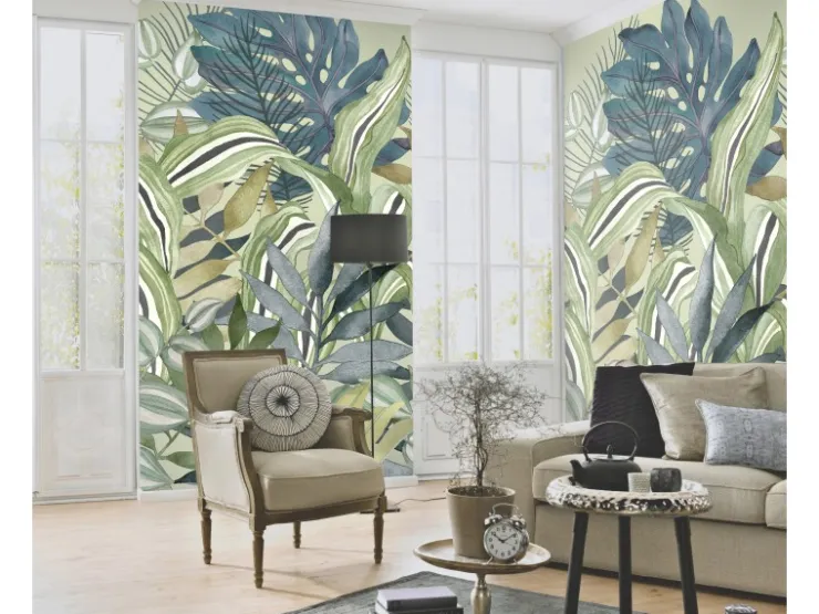 ELLE Decoration by Crown Erismann Fototapete Guayana 150 cm x 280 cm Grün