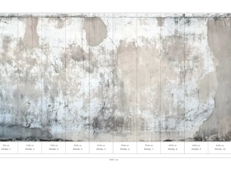 erismann Fototapete Vlies Industria Grau 500 cm x 270 cm