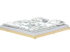 Erst-Holz Echtholzbett Futonbett Doppelbett 180 x 200 Kiefer Modell 47 ohne Zubehör