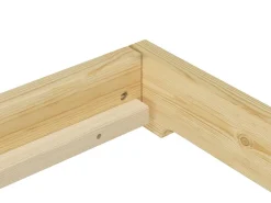 Erst-Holz Echtholzbett Futonbett Doppelbett 180 x 200 Kiefer Modell 47 ohne Zubehör