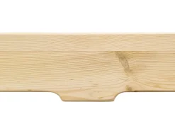 Erst-Holz Futonbett Massivholz Extra Niedrig Kiefer Massivholz 140 x 200 Rollrost inkl.