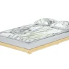 Erst-Holz Futonbett Massivholz Extra Niedrig Kiefer Massivholz 140 x 200 Modell 47 ohne Zubehör
