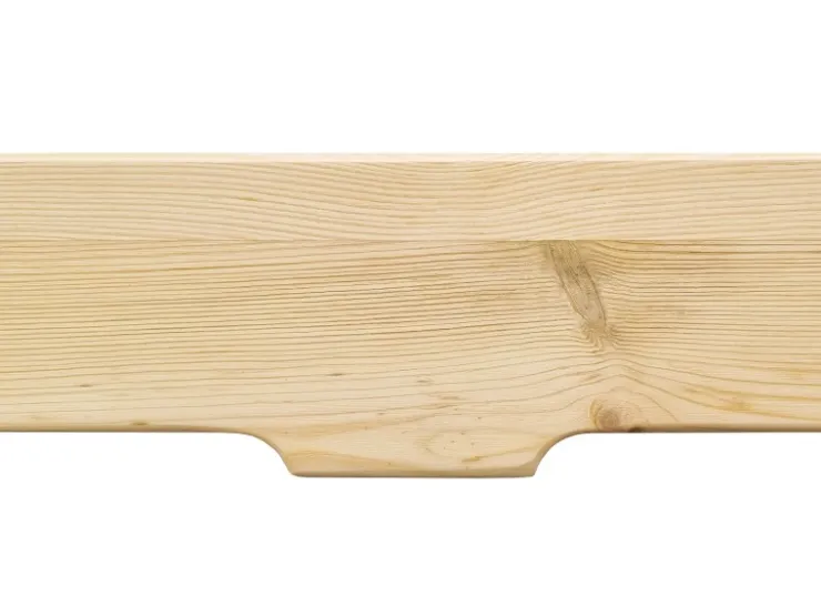 Erst-Holz Futonbett Massivholz Extra Niedrig Kiefer Massivholz 140 x 200 Modell 47 ohne Zubehör