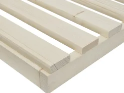 Erst-Holz Niederflurbett Metallfrei 140 x 200 Futon Lattenrost Fichte Modell 97 ohne Zubehör* Betten