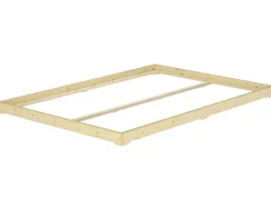 Erst-Holz Niedrigbett Futon Unbehandeltes Holz Loftbett 180 x 200 cm Fichte Tanne Modell 47 ohne Zubehör* Betten