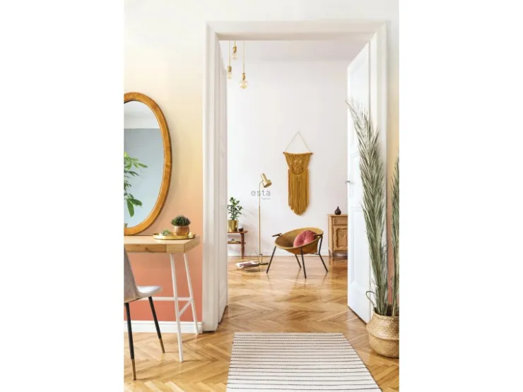 ESTAhome Fototapete Dip-Dye Muster Orange 200 x 279 cm 159255