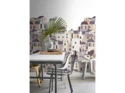 ESTAhome Fototapete Mediterrane Häuser Beige und Grau 200 x 279 cm 159260* Fototapeten
