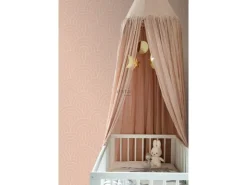 ESTAhome Tapete Art Decó Muster Pfirsich 53 cm x 10.05 m