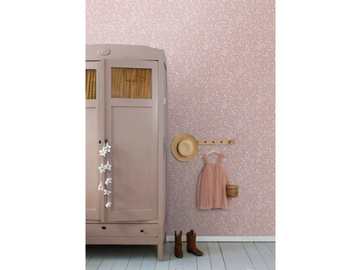 ESTAhome Tapete Blumen Altrosa 50 x 900 cm 139884