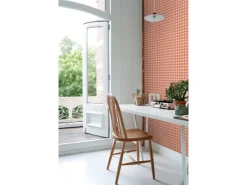 ESTAhome Tapete Karomuster Terrakottarosa 50 x 900 cm* Tapetenmuster