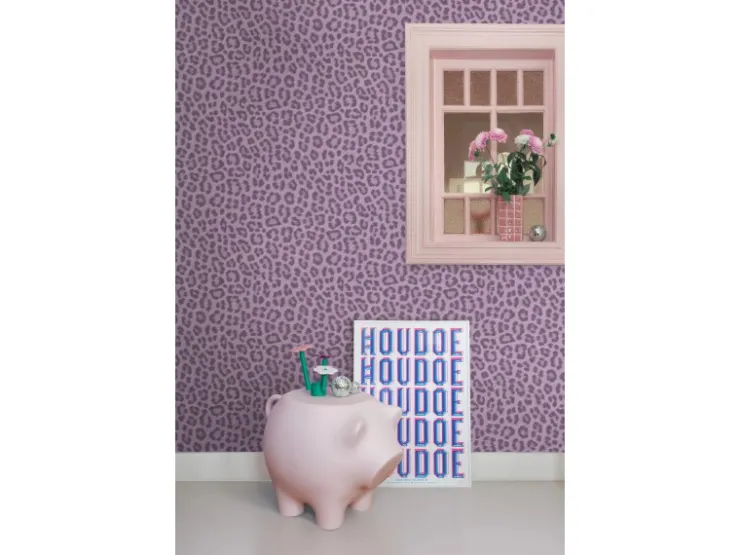ESTAhome Tapete Leopardenmuster 53 cm x 10.05 m