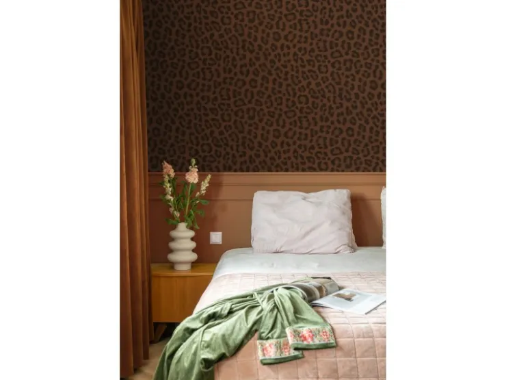 ESTAhome Tapete Leopardenmuster 53 cm x 10.05 m