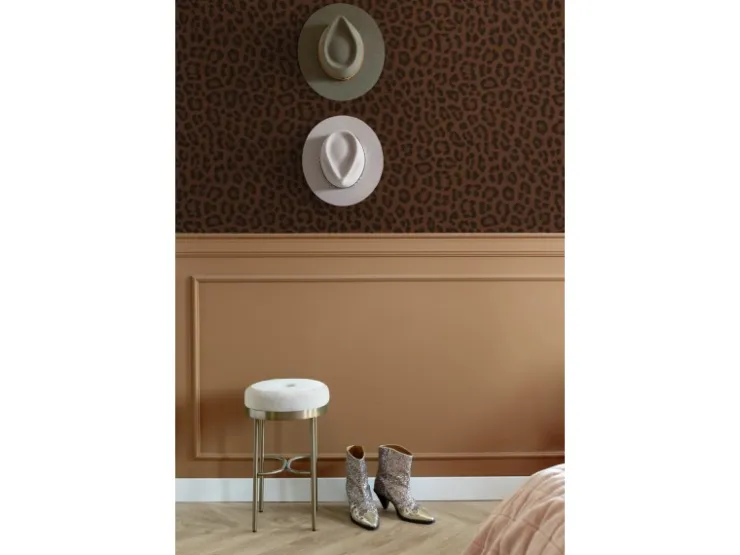 ESTAhome Tapete Leopardenmuster 53 cm x 10.05 m