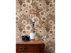 ESTAhome Tapete Retro Blumen 50 x 900 cm