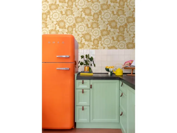 ESTAhome Tapete Retro Blumen 50 x 900 cm