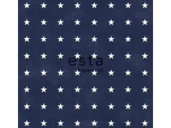 ESTAhome Tapete Sterne Marineblau 53 cm x 10,05 m 136461