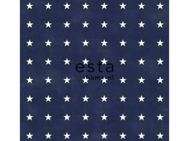 ESTAhome Tapete Sterne Marineblau 53 cm x 10,05 m 136461
