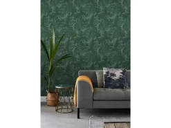 ESTAhome Tapete Tropische Blätter Emeraldgrün 0,53 x 10,05 m 138991