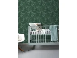 ESTAhome Tapete Tropische Blätter Emeraldgrün 0,53 x 10,05 m 138991
