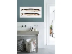 ESTAhome Wandtattoo Fische Grau 97 x 48,5 cm 159040