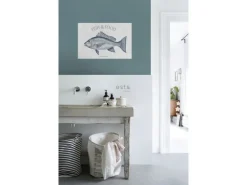 ESTAhome Wandtattoo Fisch Blau 70 x 46,5 cm 159037* Wandtattoos