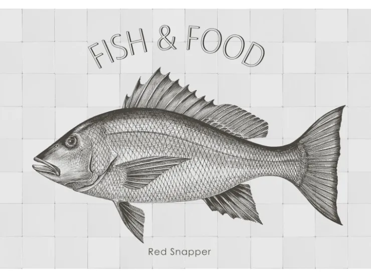 ESTAhome Wandtattoo Fisch Schwarz 145 x 97 cm 159033