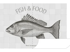 ESTAhome Wandtattoo Fisch Schwarz 145 x 97 cm 159033