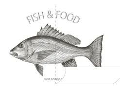 ESTAhome Wandtattoo Fisch Schwarz 145 x 97 cm 159043* Wandtattoos