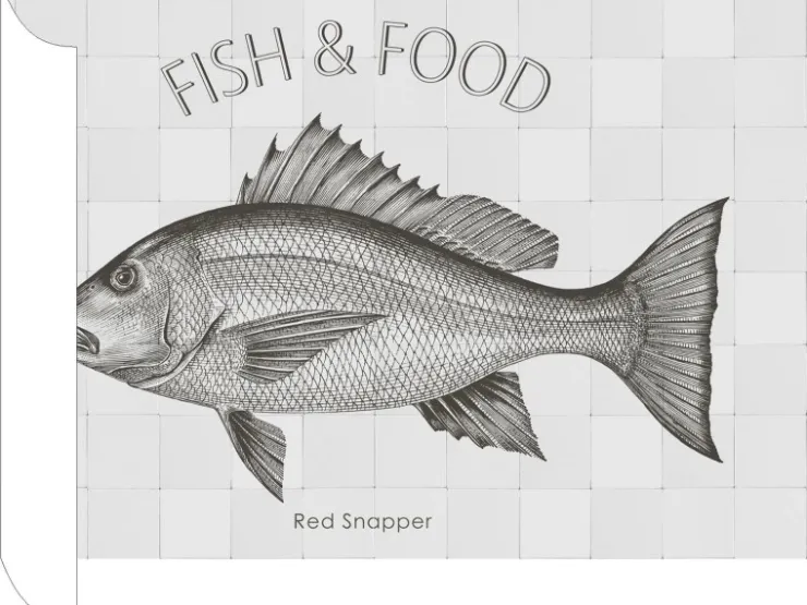 ESTAhome Wandtattoo Fisch Schwarz 70 x 46,5 cm 159036* Wandtattoos
