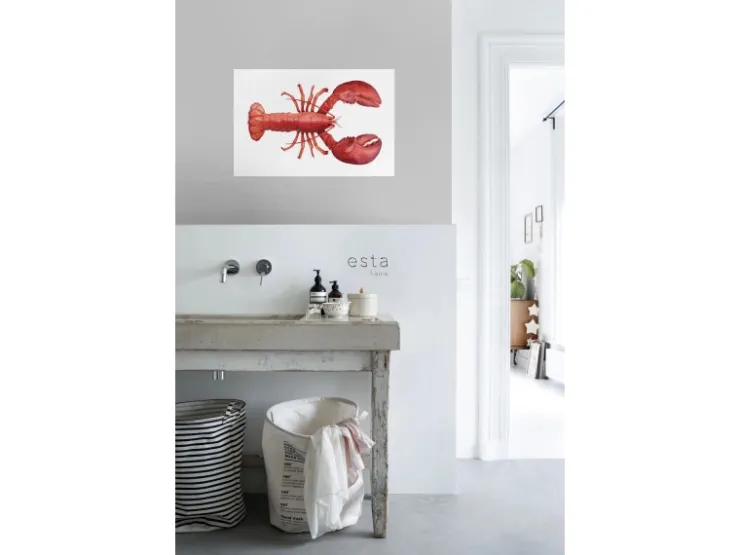 ESTAhome Wandtattoo Hummer Rot 70 x 46,5 cm 159045* Wandtattoos