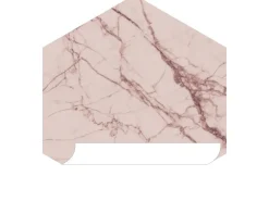 ESTAhome Wandtattoo Marmor-Optik Graurosa 70 x 81 cm 159003