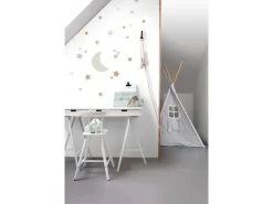 ESTAhome Wandtattoo Sternenhimmel Sandbraun und Terrakotta 47,5 cm x 66 cm 156110* Wandtattoos