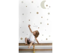 ESTAhome Wandtattoo Sternenhimmel Sandbraun und Terrakotta 47,5 cm x 66 cm 156110* Wandtattoos
