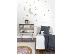 ESTAhome Wandtattoo Sternenhimmel Sandbraun und Terrakotta 47,5 cm x 66 cm 156110* Wandtattoos