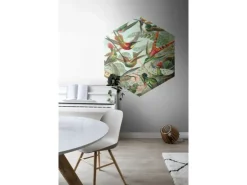 ESTAhome Wandtattoo Vögel Dschungelgrün 140 x 161 cm 159023* Wandtattoos