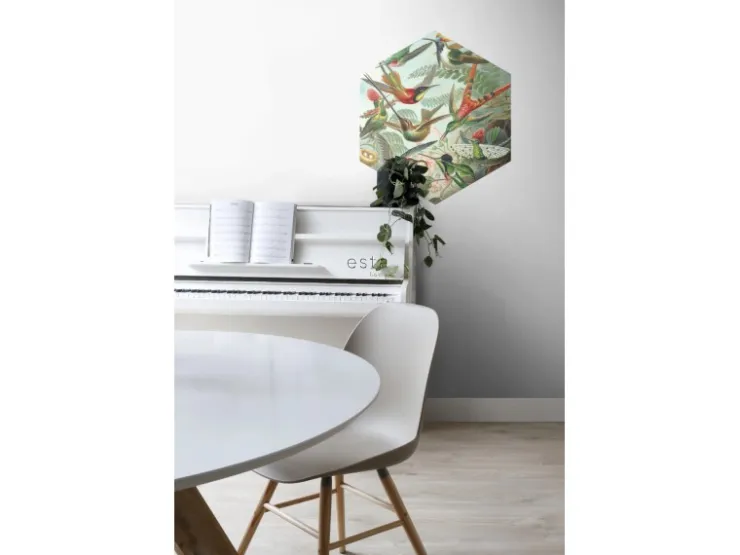 ESTAhome Wandtattoo Vögel Dschungelgrün 70 x 81 cm 158999* Wandtattoos