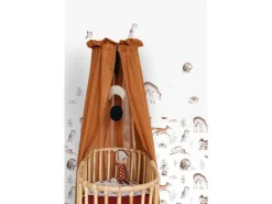 ESTAhome Wandtattoo Waldtiere Braun 33 cm x 47,5 cm 156115