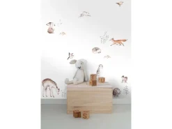 ESTAhome Wandtattoo Waldtiere Braun 47,5 cm x 66 cm 156103* Wandtattoos