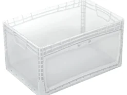 Eurobox-System Box Flap Side 60 x 40 x 32 cm Transparent