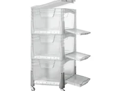 Eurobox-System Box Flap Side 60 x 40 x 32 cm Transparent
