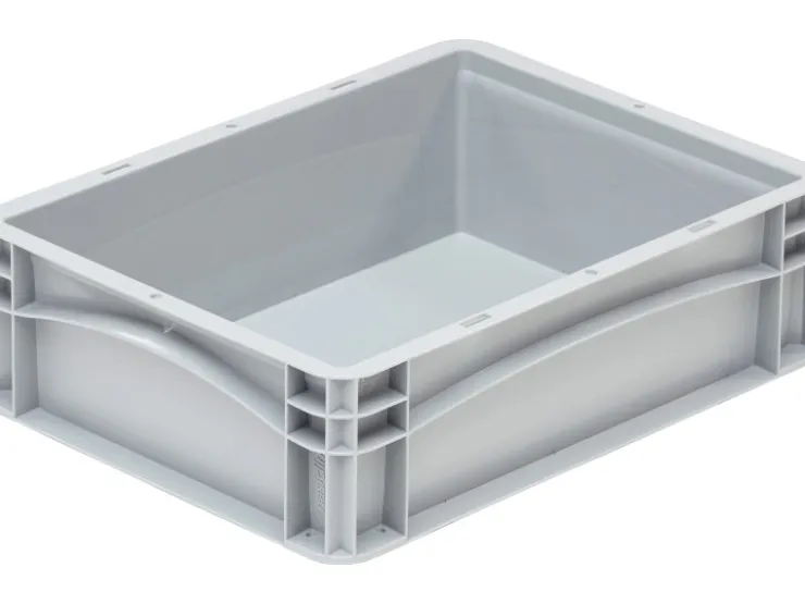 Eurobox-System Box Vollwand 40 cm x 30 cm x 12 cm Grau* Aufbewahrung