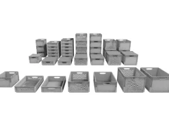 Eurobox-System Box Vollwand 40 cm x 30 cm x 12 cm Grau* Aufbewahrung