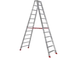 Euroline Premium 30577 Stufenstehleiter 2x12 Stufen* Klapptritte