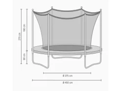 Exit Toys EXIT Lotus Classic Trampolin Ø 427 cm Grün* Leitern